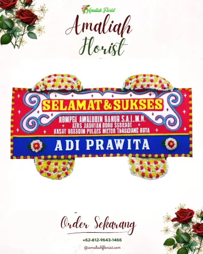 Karangan Bunga Ucapan Selamat pakutandang