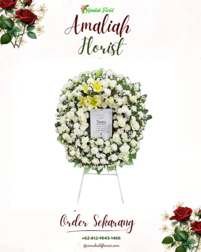 Krans Bunga Duka Cita pakutandang